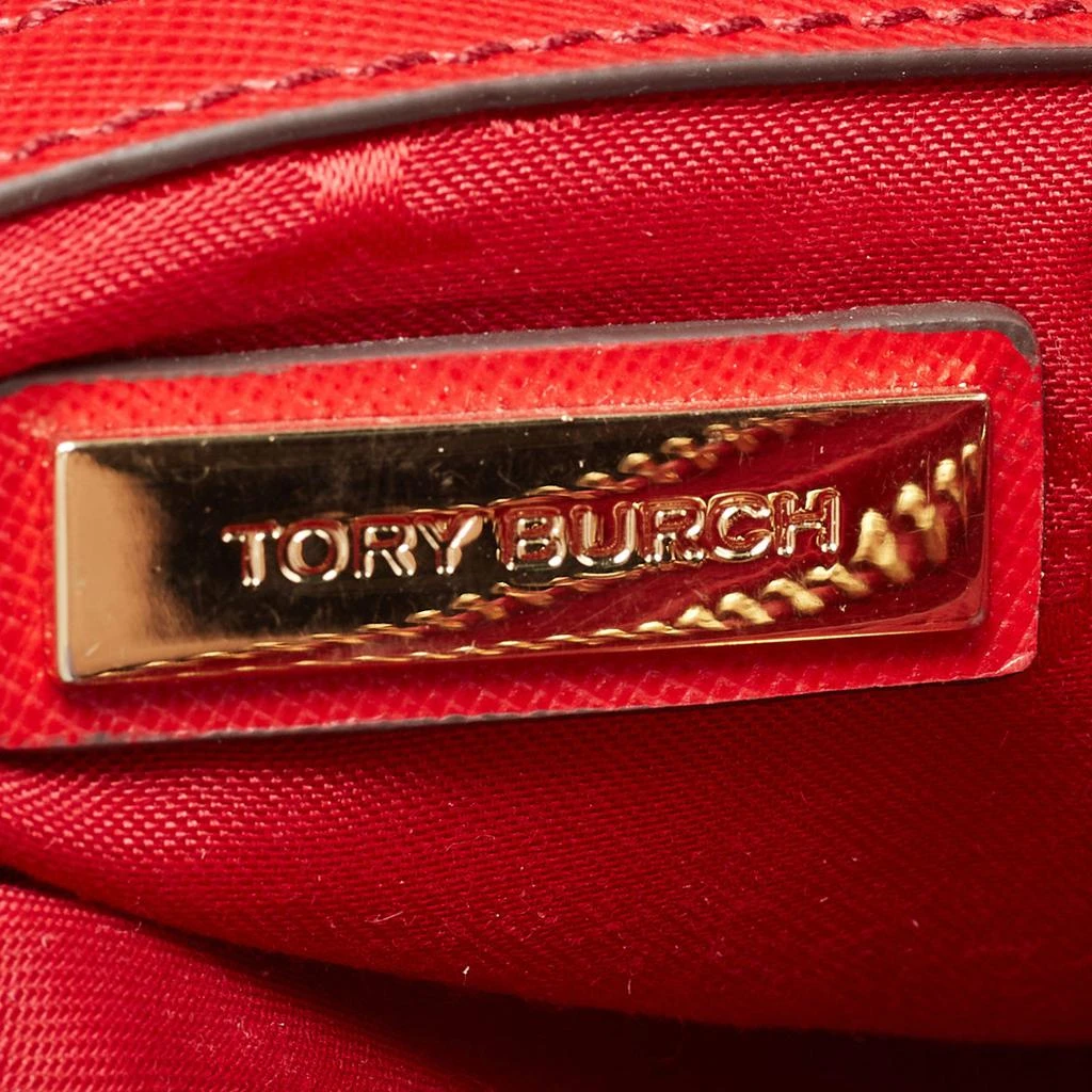 Tory Burch Red Leather Robinson Double Zip Tote 商品