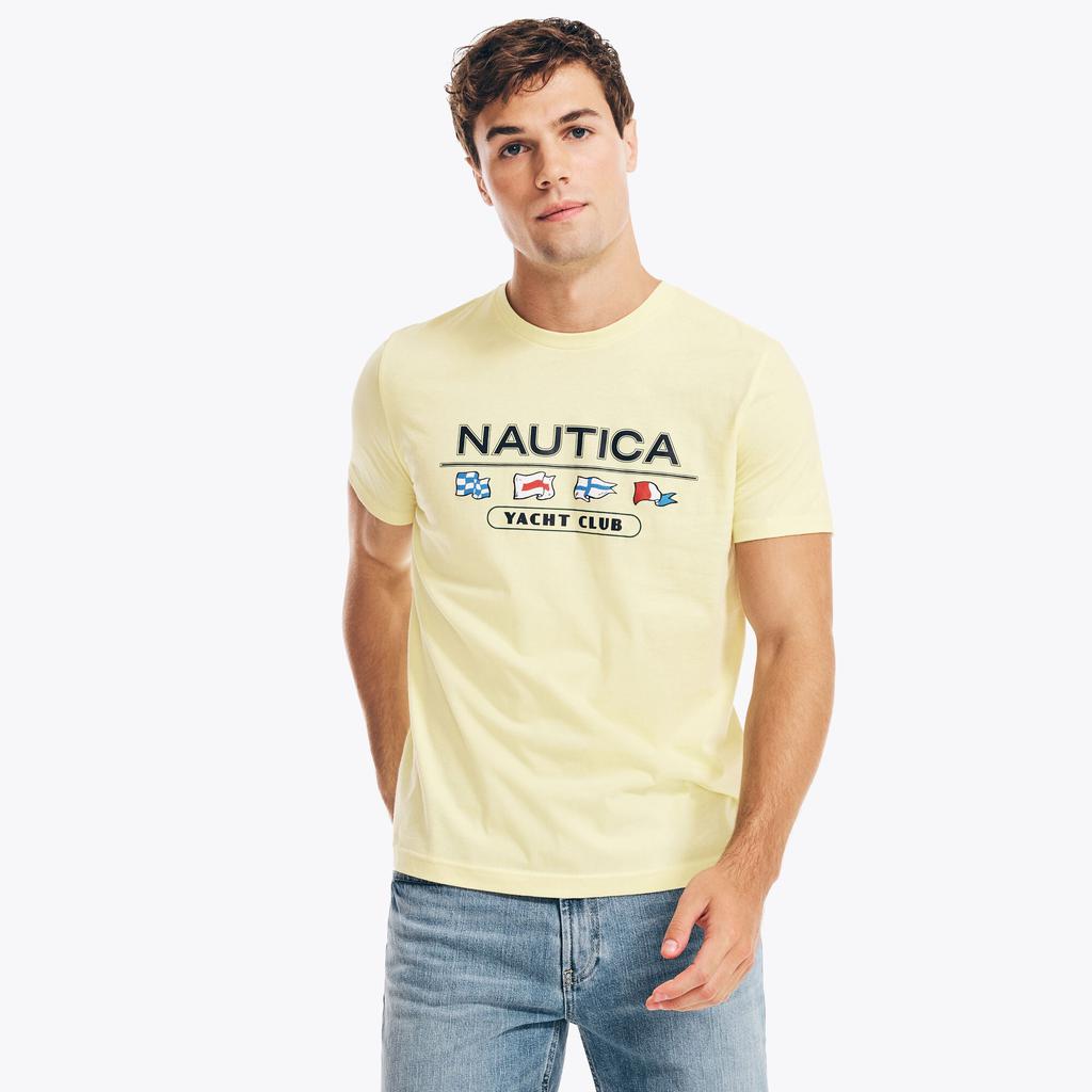 Nautica Mens Yacht Club Graphic T-Shirt商品第2张图片规格展示