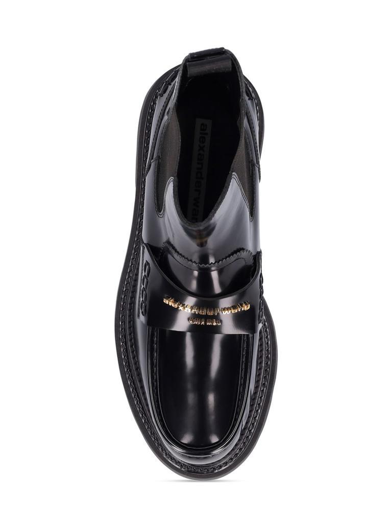 商品Alexander Wang|75mm Carter Platform Leather Ankle Boots,价格¥5882,第7张图片详细描述