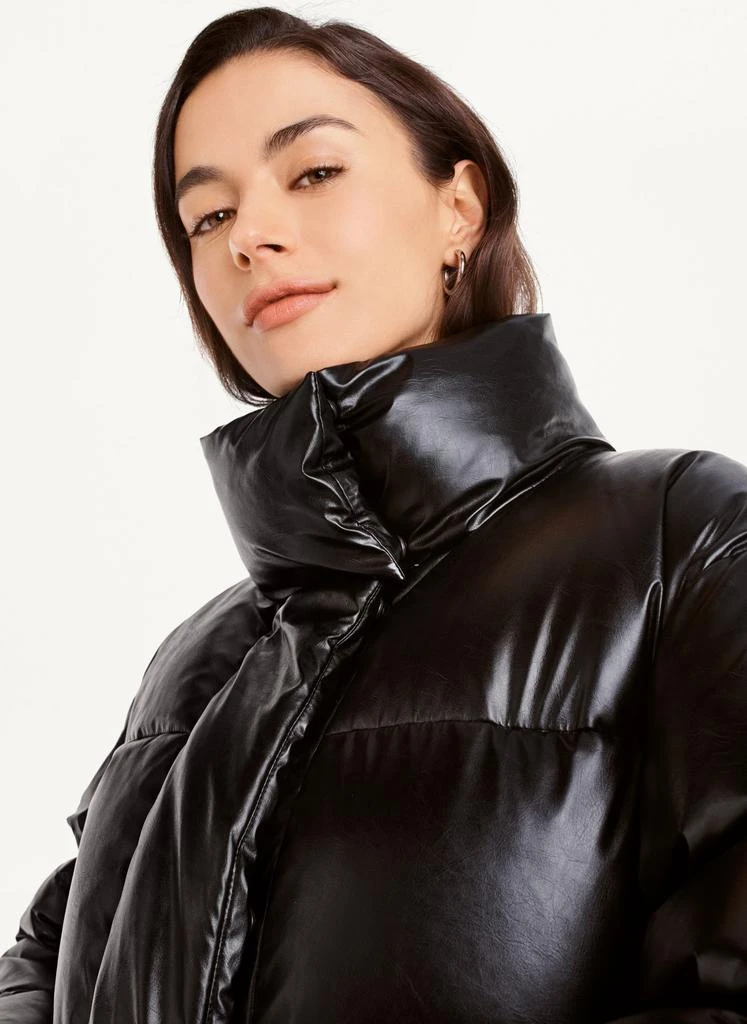 商品DKNY|Faux Leather Long Puffer,价格¥2362,第3张图片详细描述