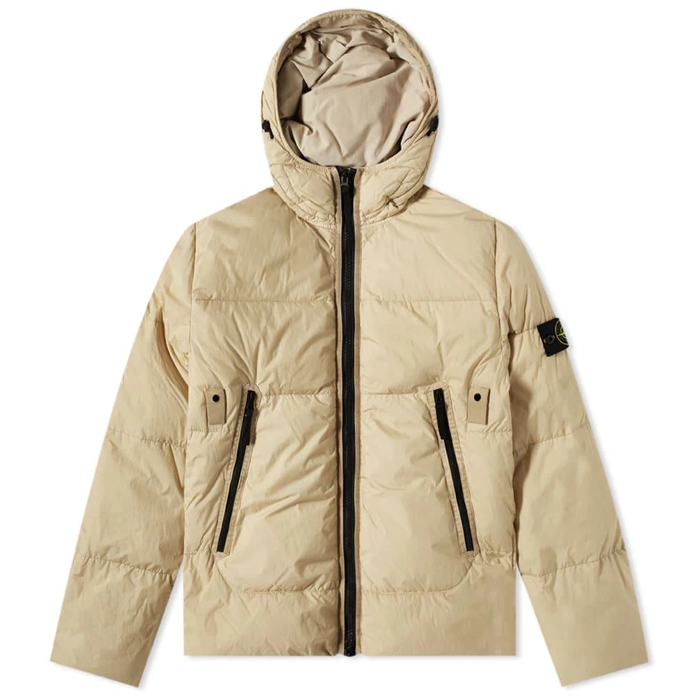 商品Stone Island|Stone Island Garment Dyed Crinkle Reps Hooded Down Jacket,价格¥6503,第1张图片