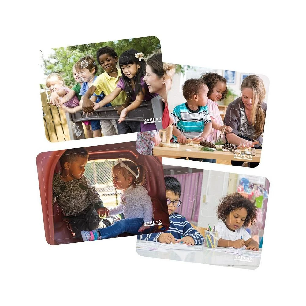 商品Kaplan Early Learning|Friends Like Me Diversity Puzzle Set  - Set of 4,价格¥357,第1张图片