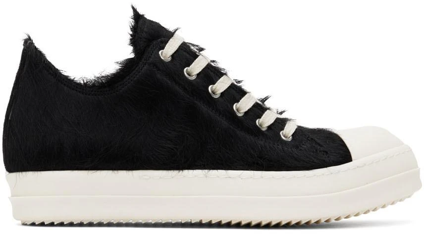 商品Rick Owens|Black Fur Sneakers,价格¥5509,第1张图片