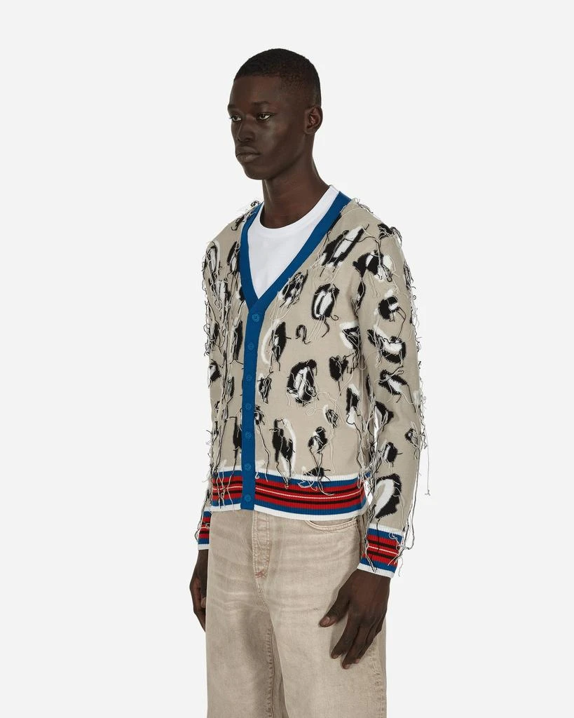 商品Charles Jeffrey Loverboy|Guddle Animal Cardigan Grey,价格¥1843,第2张图片详细描述