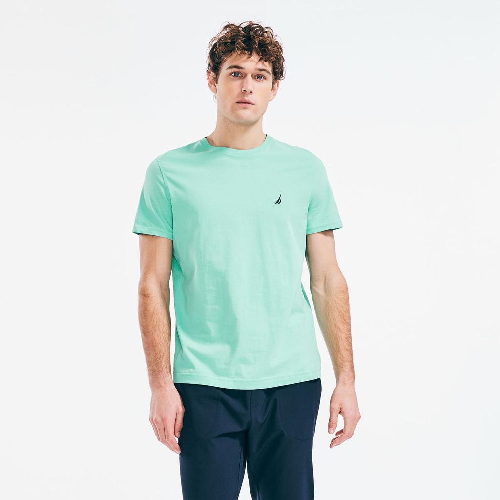 Nautica Mens Premium Cotton Crewneck T-Shirt商品第5张图片规格展示