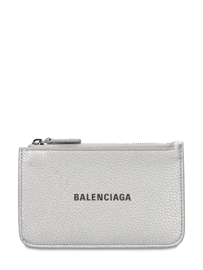 商品Balenciaga|Zipped Metallic Leather Coin Purse,价格¥2562,第1张图片