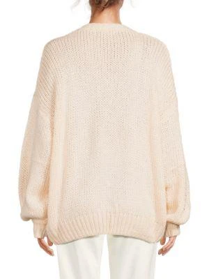 商品Lea & Viola|Floral Open Front Cardigan,价格¥397,第2张图片详细描述