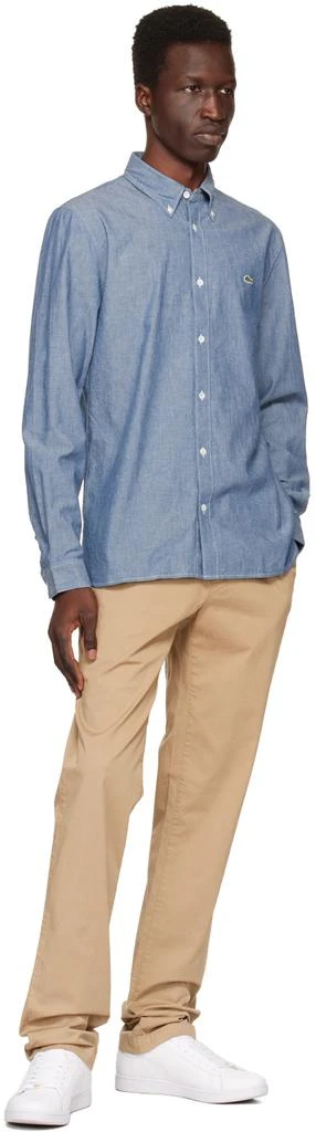 商品Lacoste|Blue Slim Shirt,价格¥519,第4张图片详细描述