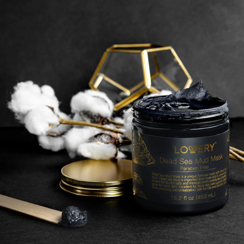 商品Lovery|Dead Sea Mud Mask with Lavender Extract, Shea Butter, Jojoba Oil & Vitamin E,价格¥282,第5张图片详细描述