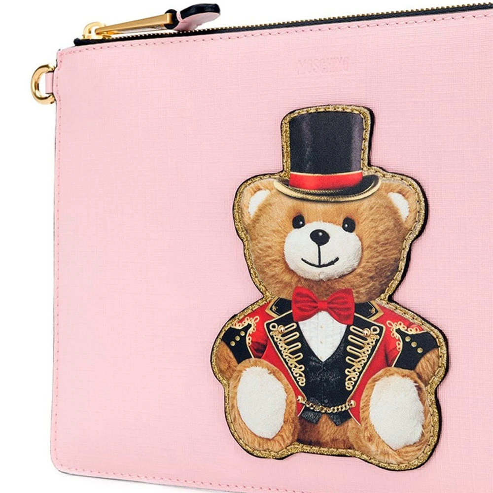 MOSCHINO 粉色女士手拿包 7A8429-8210-1224 商品