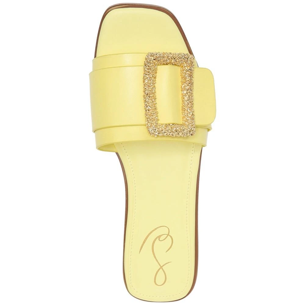 商品Sam Edelman|Women's Inez Buckle Flat Sandals,价格¥532,第4张图片详细描述