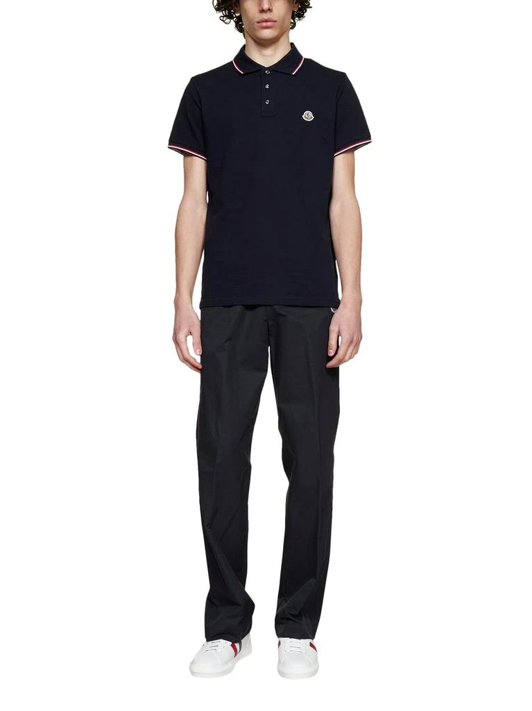 商品Moncler|Moncler Logo Patch Short-Sleeved Polo Shirt,价格¥1737-¥1930,第5张图片详细描述
