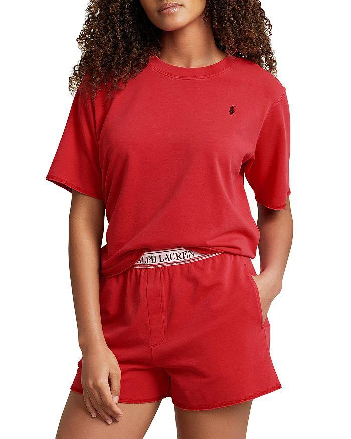 商品Ralph Lauren|Short Sleeve Sweatshirt & Shorts Set,价格¥1115,第1张图片详细描述