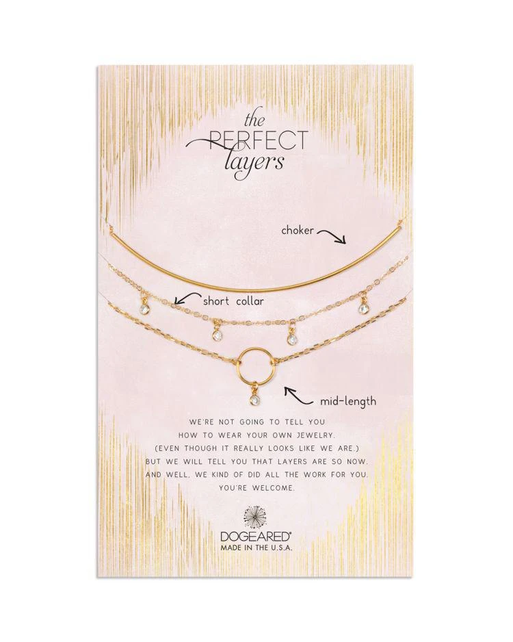 商品Dogeared|Perfect Layers Necklaces, Set of 3,价格¥664,第1张图片