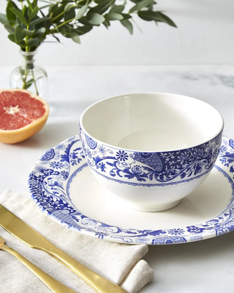 商品Spode|Blue Italian Brocato 6" Rice Bowls, Set of 4,价格¥1126,第1张图片