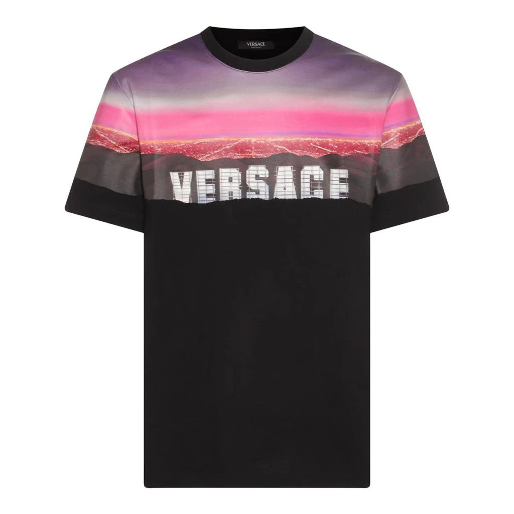 商品Versace|Versace T-shirts and Polos Red,价格¥3244,第1张图片