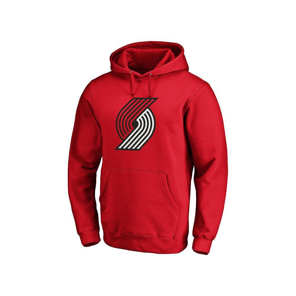 商品Majestic|Portland Trail Blazers Men's Halpert Primary Logo Hoodie,价格¥331,第1张图片