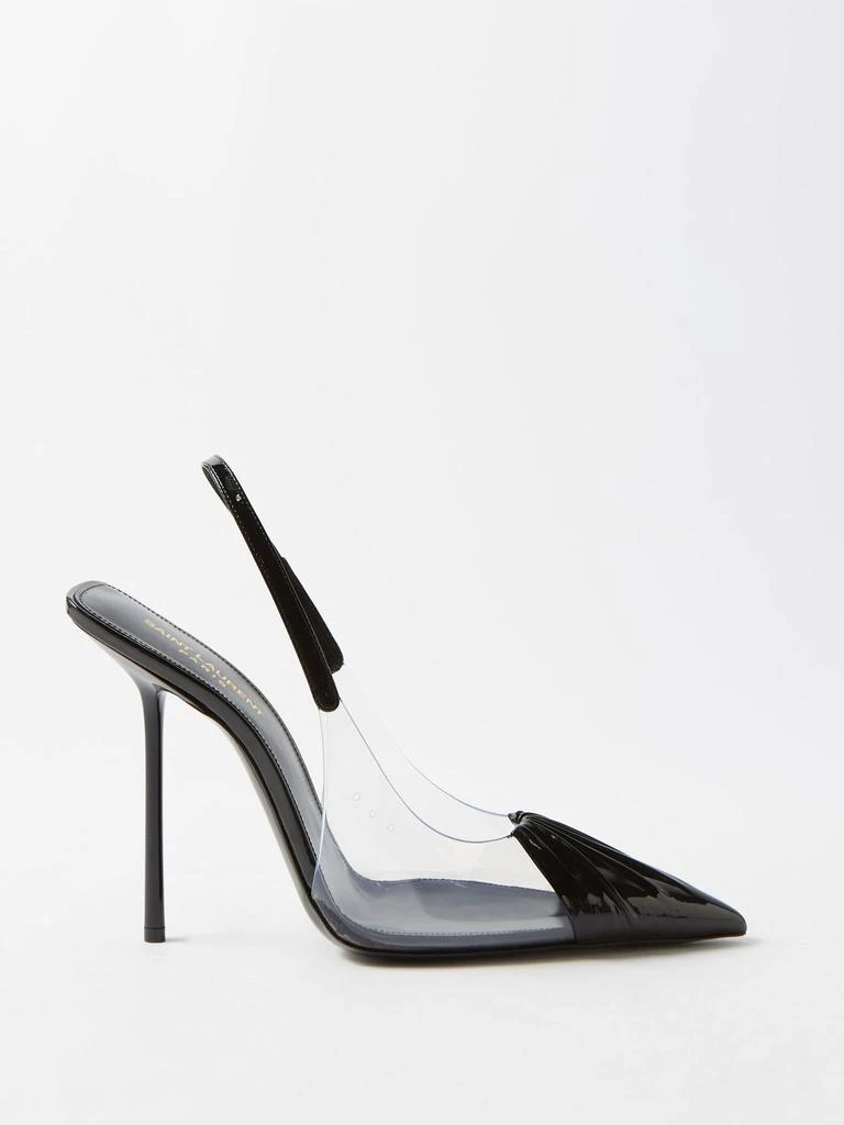 商品Yves Saint Laurent|Chica 115 transparent slingback pumps,价格¥8055,第1张图片