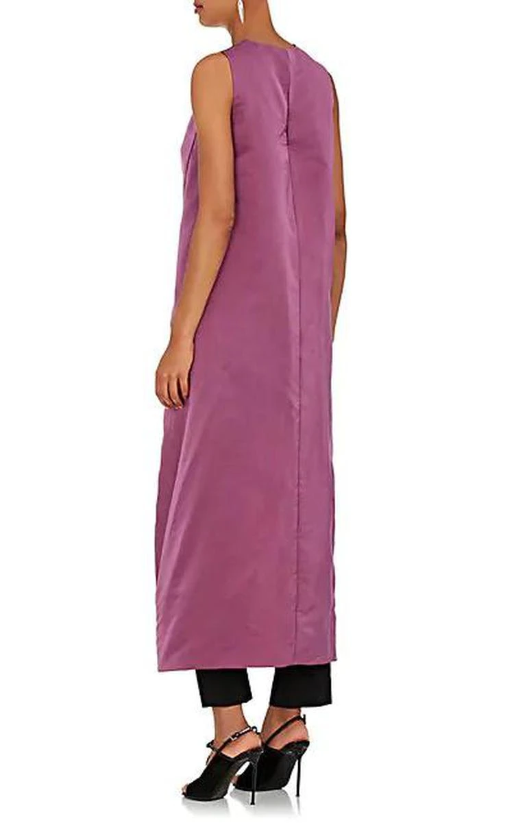 商品Narciso Rodriguez|Matte Silk Satin Trapeze Top,价格¥2690,第4张图片详细描述