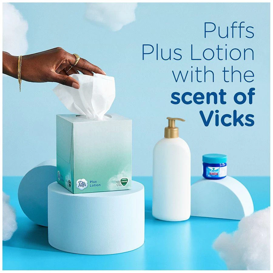商品Puffs|Plus Lotion Facial Tissues Vicks, 48 Tissues Per Box,价格¥19,第5张图片详细描述