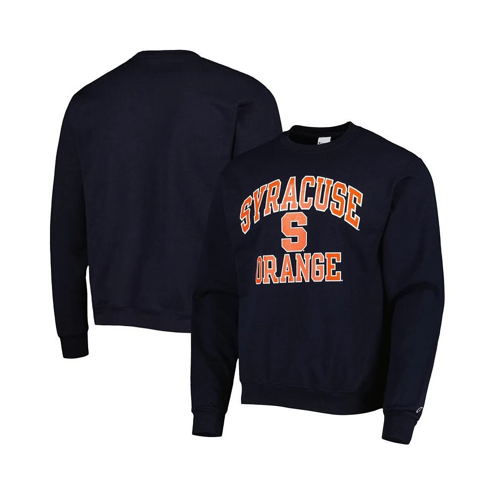 商品CHAMPION|Men's Navy Syracuse Orange High Motor Pullover Sweatshirt,价格¥406,第1张图片