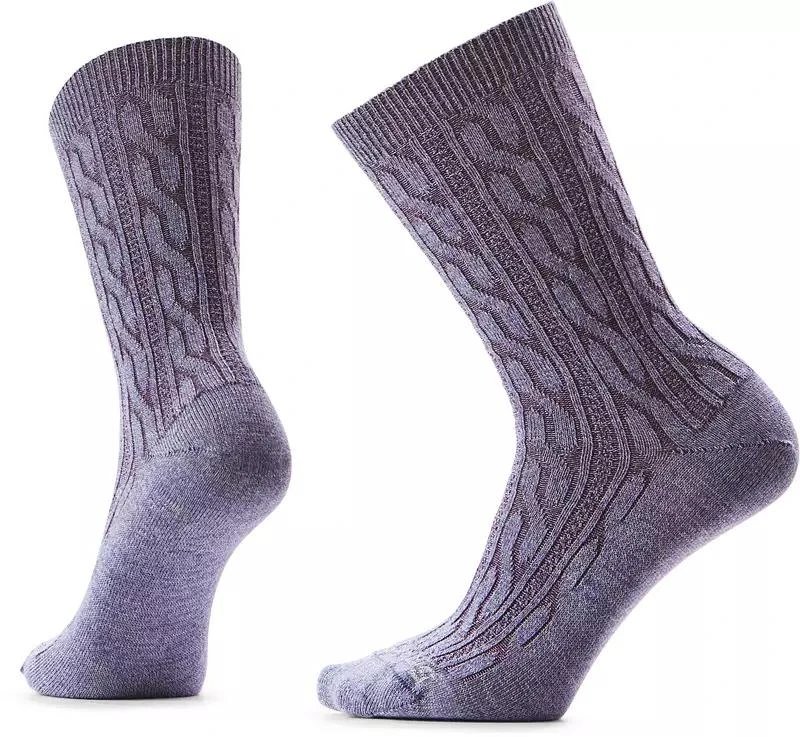 商品SmartWool|SmartWool Women's Everyday Cable Zero Cushion Crew Socks,价格¥179,第1张图片