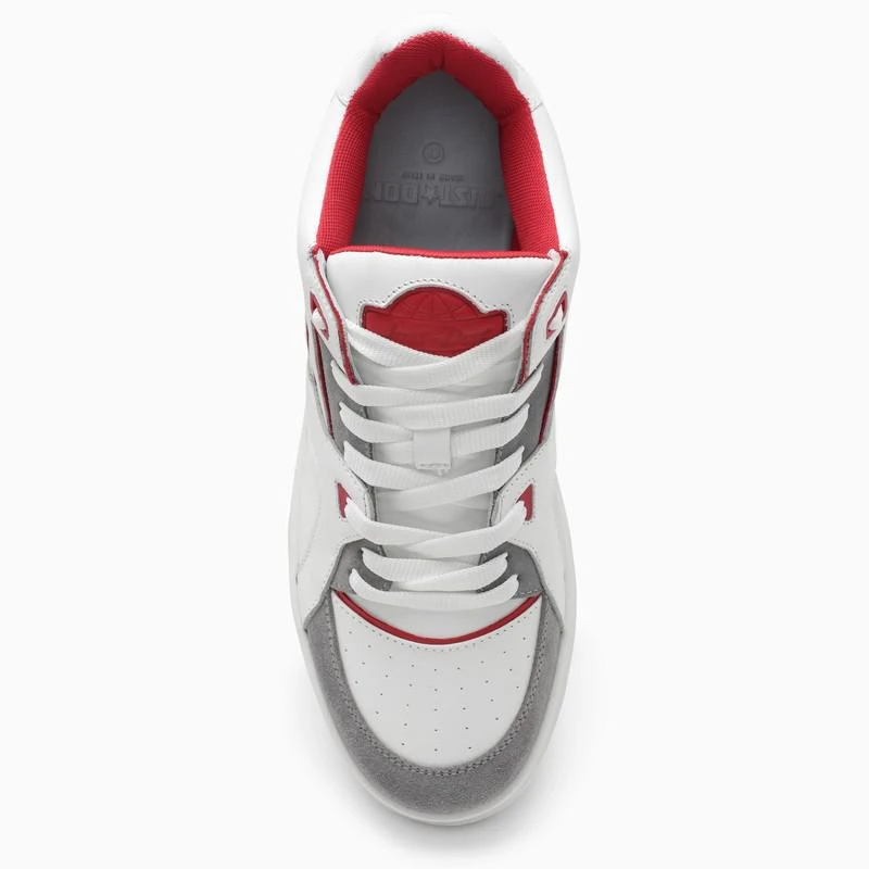 商品Just Don|Red/white leather low-top sneakers,价格¥1178,第3张图片详细描述