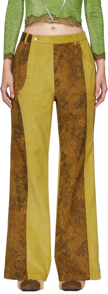 商品ANDERSSON BELL|Yellow Nessy Jeans,价格¥1037,第1张图片