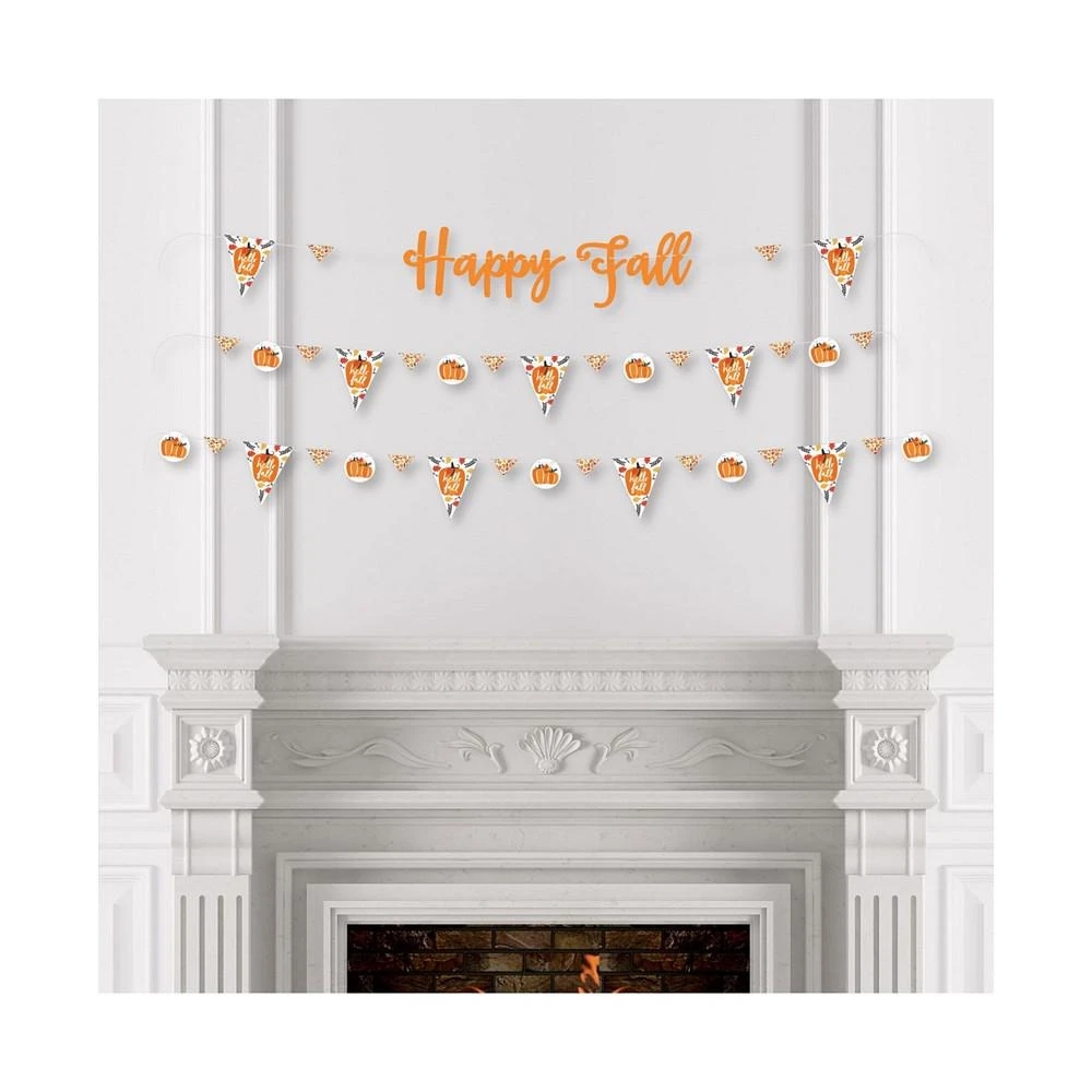 商品Big Dot of Happiness|Fall Pumpkin - Halloween or Thanksgiving Party Letter Banner Decoration - 36 Banner Cutouts and Happy Fall Banner Letters,价格¥157,第3张图片详细描述