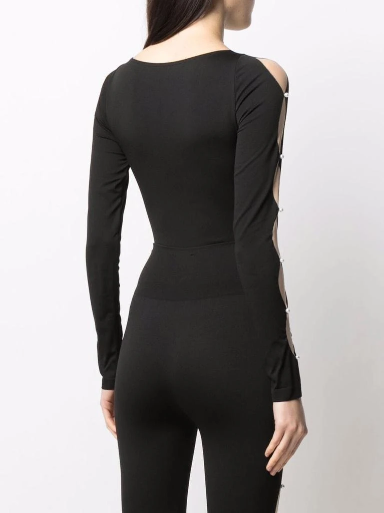 商品Wolford|WOLFORD - Linda String Long Sleeve Body,价格¥2483,第3张图片详细描述