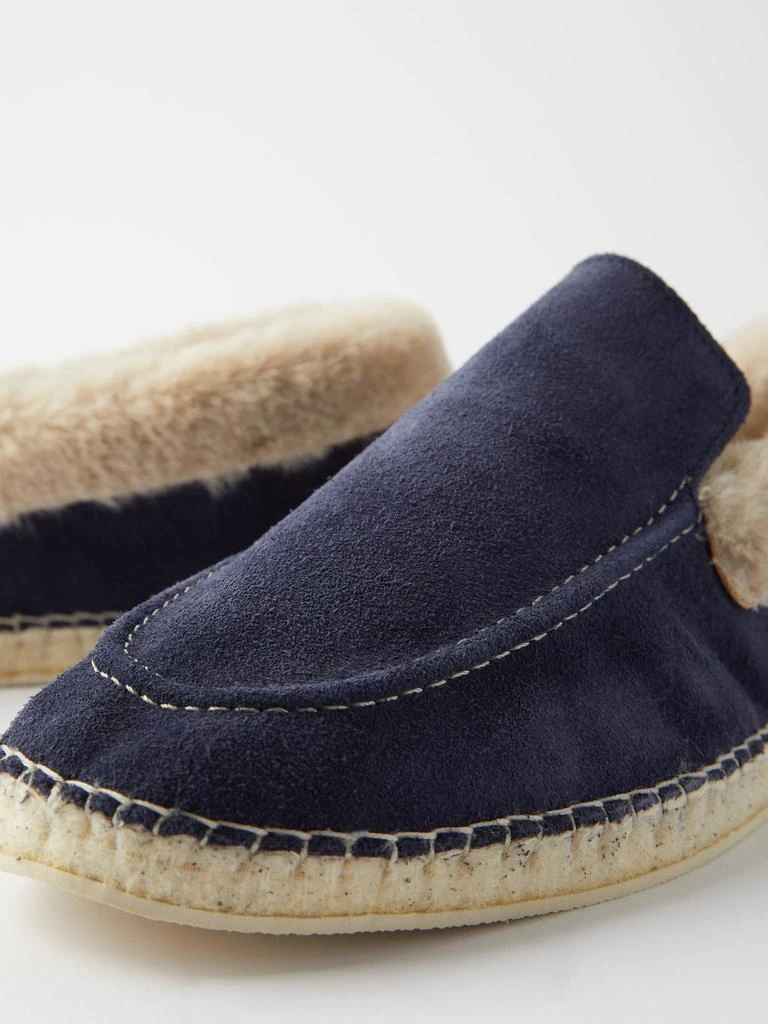 商品MANEBÍ|Faux fur-lined suede espadrille loafers,价格¥497,第2张图片详细描述