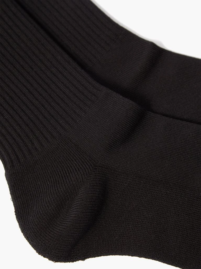 商品Balenciaga|Paris jacquard-logo cotton-blend socks,价格¥1051,第3张图片详细描述