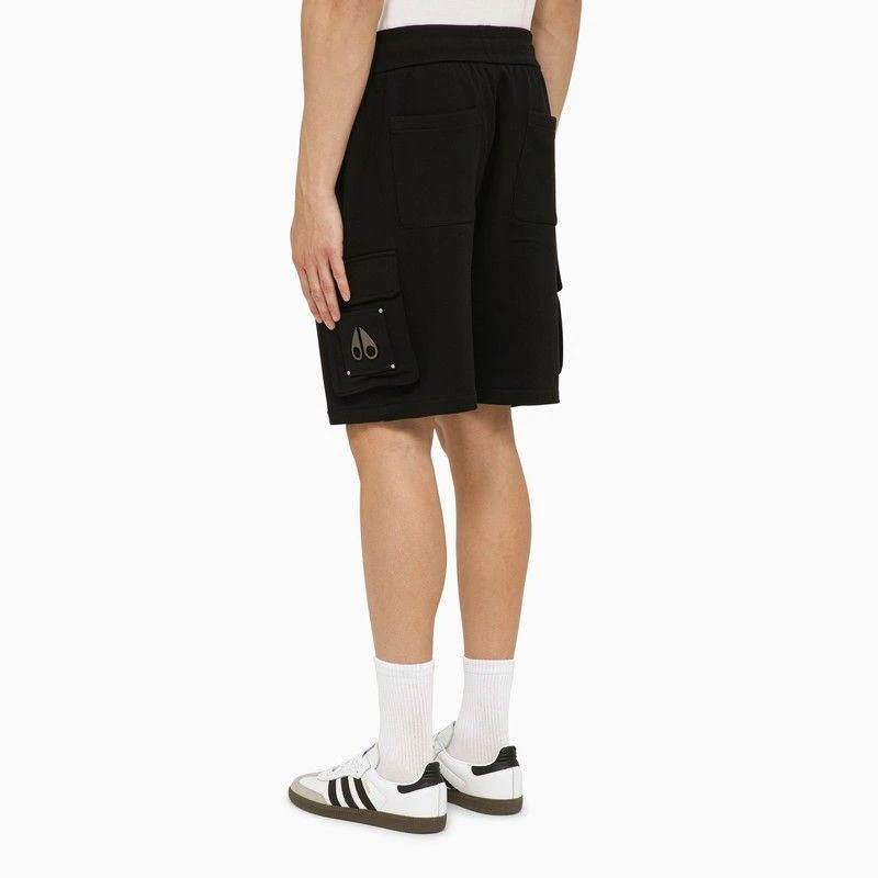 商品Moose Knuckles| BLACK COTTON BERMUDA SHORTS,价格¥1384,第4张图片详细描述