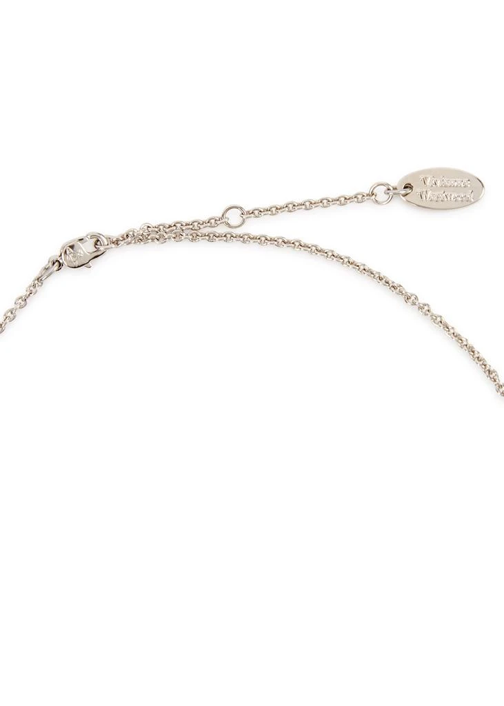 商品Vivienne Westwood|Simonetta Bas Relief silver-tone necklace,价格¥1211,第3张图片详细描述