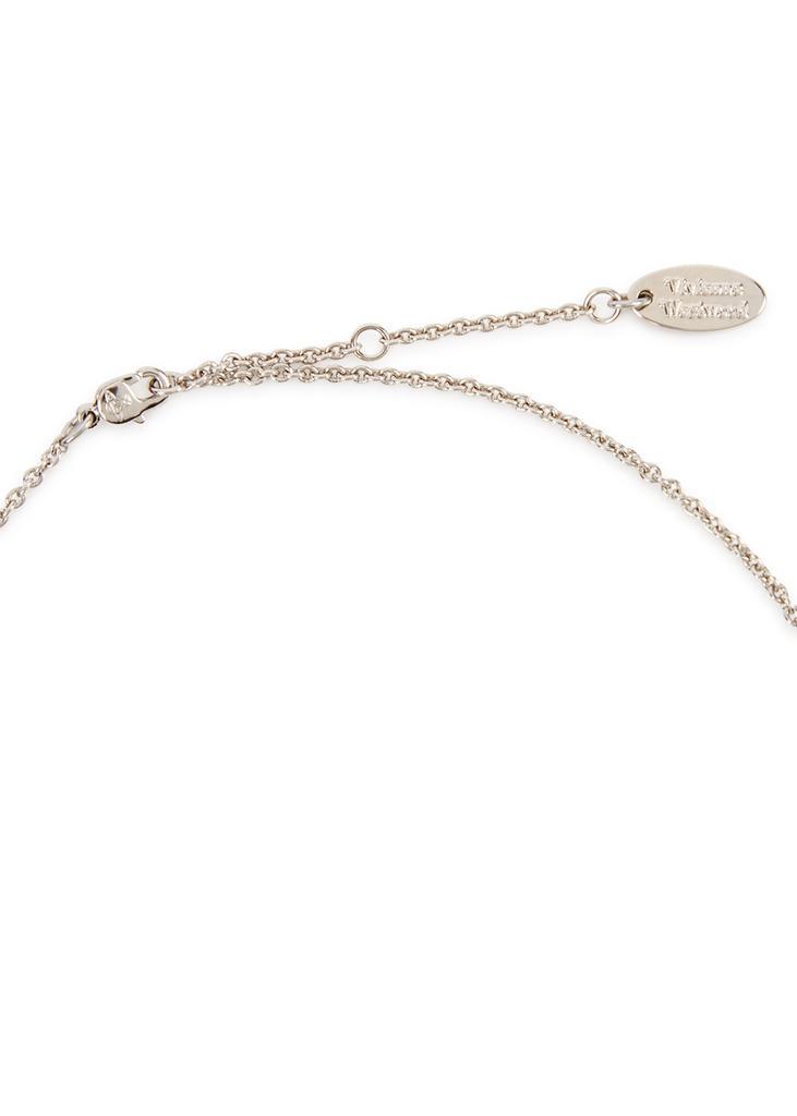 商品Vivienne Westwood|Simonetta Bas Relief silver-tone necklace,价格¥1096,第5张图片详细描述