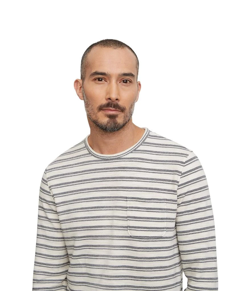 商品Vince|Chevron Stripe Long Sleeve Crew,价格¥1085,第3张图片详细描述