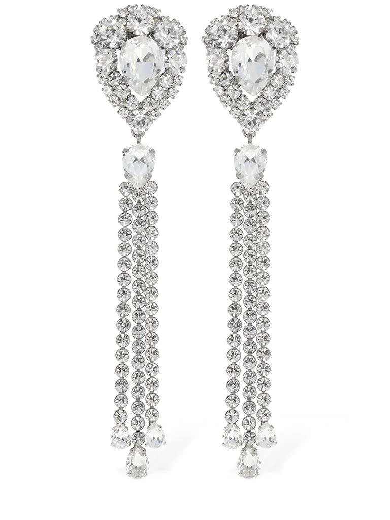 商品Alessandra Rich|Crystal Earrings W/ Fringes,价格¥1386,第1张图片