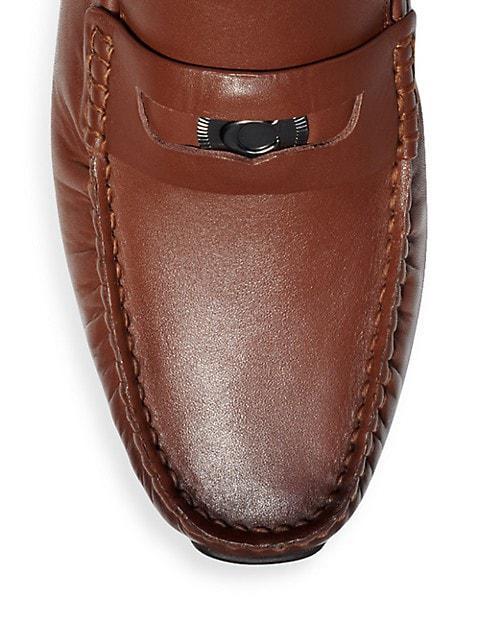 商品Coach|Coin Leather Driving Loafers,价格¥1572,第6张图片详细描述