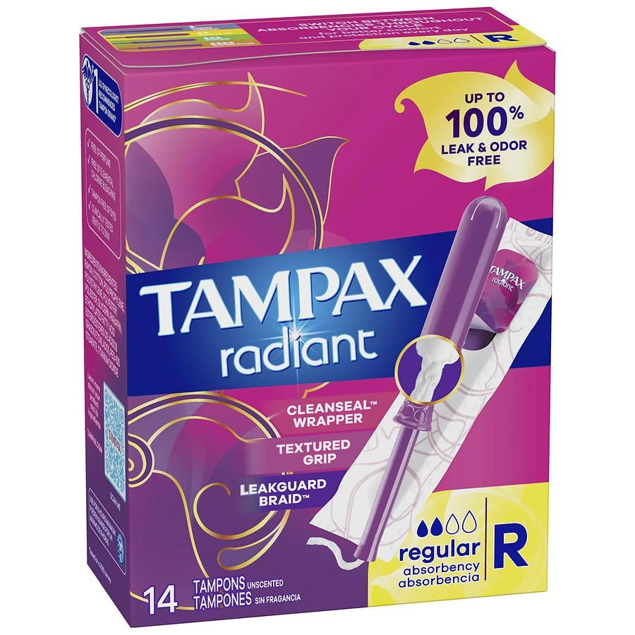 商品Tampax|Radiant Tampons Unscented,价格¥53,第2张图片详细描述