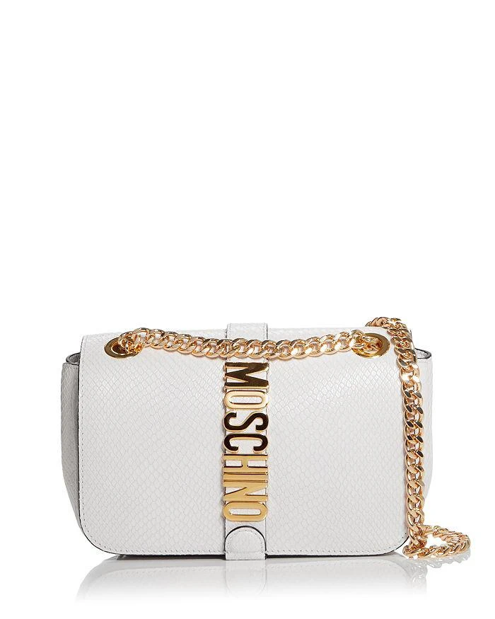 商品Moschino|Snake Embossed Leather Crossbody,价格¥7836,第1张图片