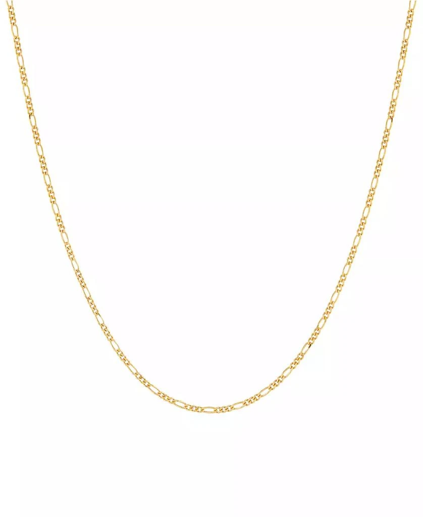 商品Giani Bernini|Figaro Link 18" Chain Necklace in 14k Gold-Plated Sterling Silver, Created for Macy's (Also in Sterling Silver),价格¥890,第1张图片