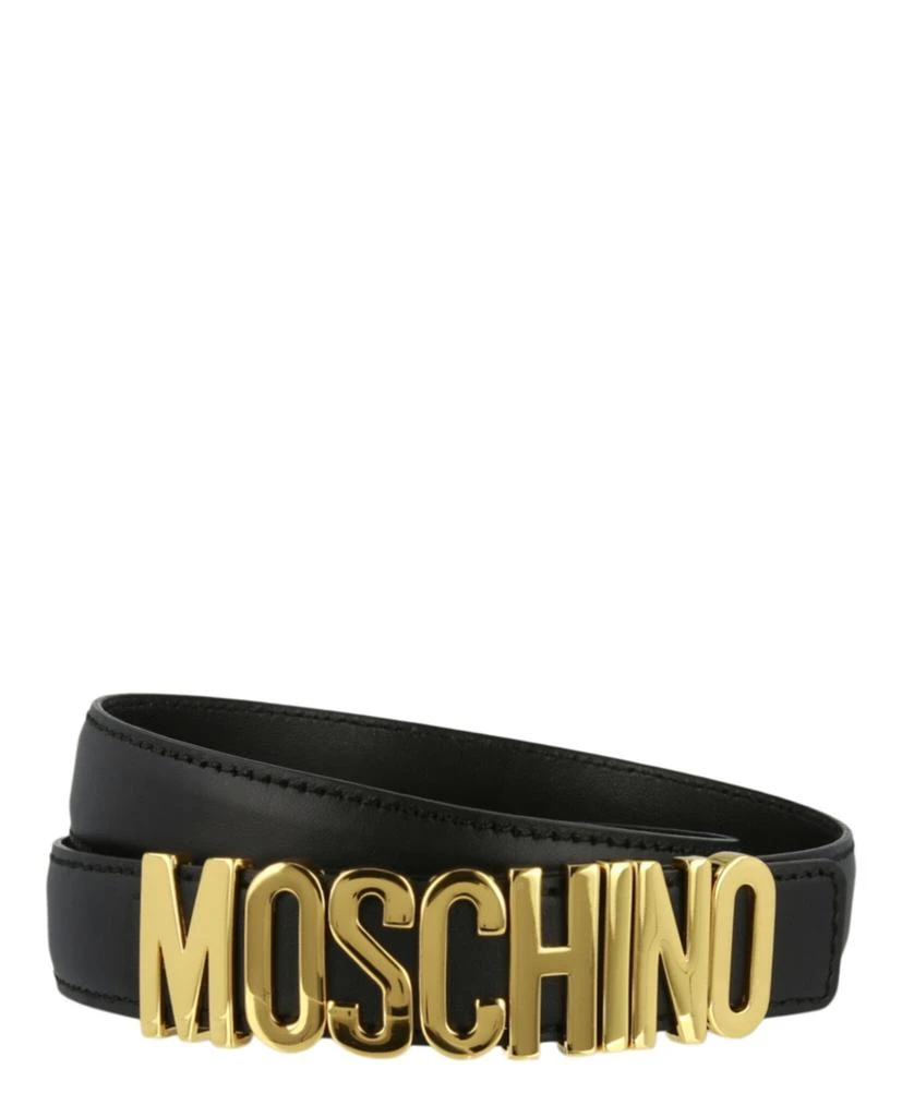 商品Moschino|Logo Lettering Leather Belt,价格¥1367,第3张图片详细描述