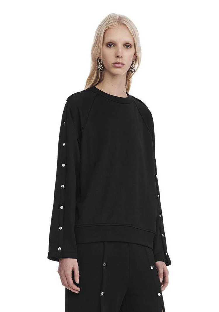 商品Alexander Wang|扣子设计圆领卫衣,价格¥1091,第5张图片详细描述