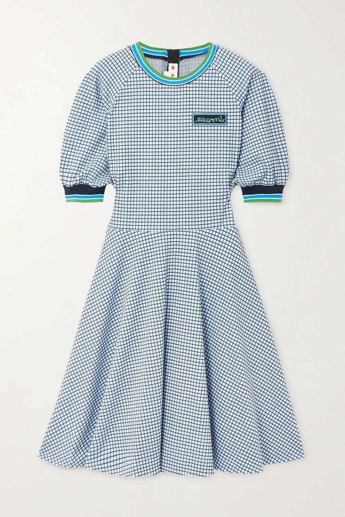 商品Marni|贴花格纹弹力针织连衣裙  - IT36,价格¥5221,第1张图片