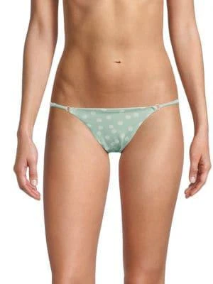 商品Onia|​Hannah Micro Daisy-Print Bikini Bottom,价格¥80,第1张图片