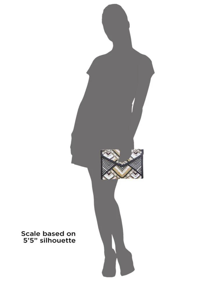 商品Rebecca Minkoff|Beaded Wonder Leo Clutch,价格¥435,第3张图片详细描述