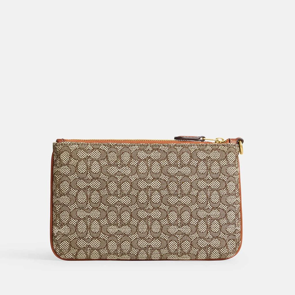 商品Coach|Coach Mini Signature Jacquard Small Wristlet,价格¥847,第3张图片详细描述