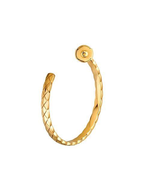 商品Chanel|Coco Crush Hoop Earrings,价格¥38679,第4张图片详细描述