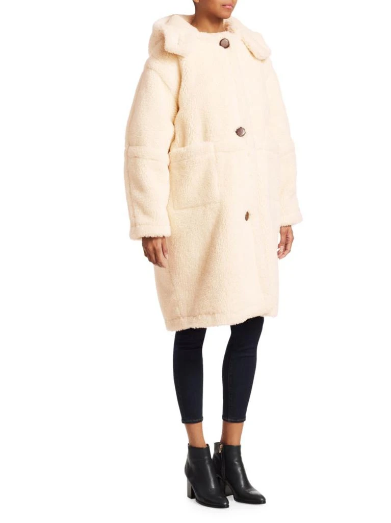 商品Sea|Sonnet Faux Shearling Teddy Coat,价格¥1676,第3张图片详细描述