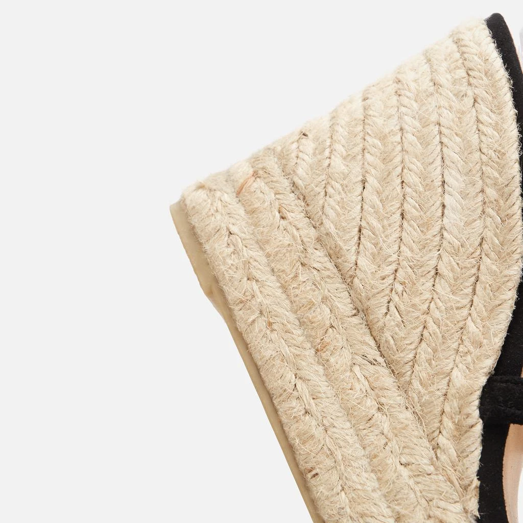 商品Castaner|Castañer Women's Berta 8Ed Suede Wedged Espadrilles - Negro,价格¥592,第3张图片详细描述